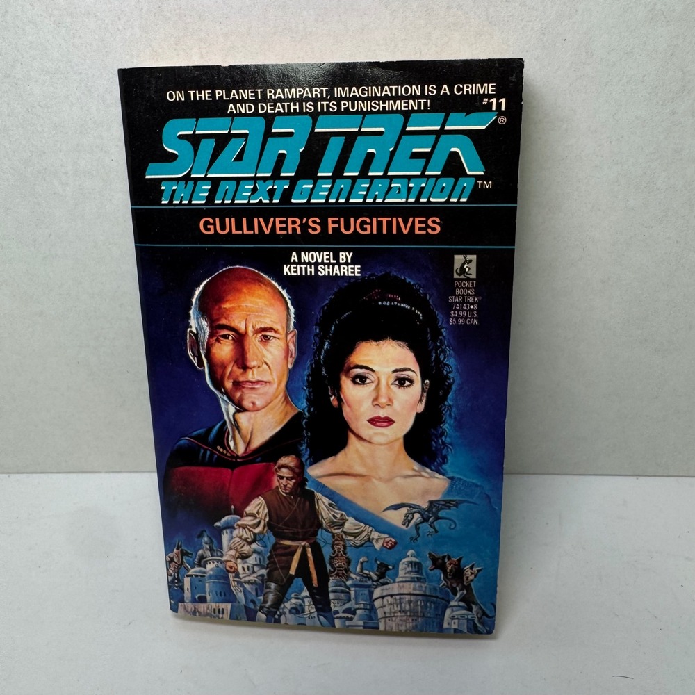Star Trek: The Next Generation Gullivers Fugitives Novel #11 Keith Sharee 1990‎
